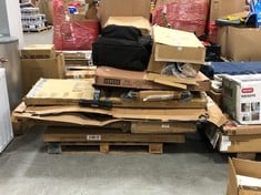 PALLET OF ASSORTED ITEMS TO INCLUDE CORONA 4 SEATER DINING SET (ZONE 5)