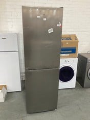 SIA 317L TOTAL NO FROST FREESTANDING FRIDGE FREEZER IN STAINLESS STEEL - MODEL NO. STNF185DXE - RRP £389 (ZONE 2)