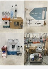 CAGE OF ASSORTED LIQUIDS TO INCLUDE CANO STILL WATER CANS 24 X 330ML - BBE: 05/2024 (COLLECTION ONLY) (ZONE 6)