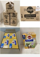 5 X PEDIGREE DENTASTIX DAILY FRESH MEDIUM DOGS 4 X 28PCS - BBE: 10/2024 - TOTAL LOT RRP £104 (ZONE 2)