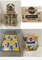 5 X PEDIGREE DENTASTIX DAILY FRESH MEDIUM DOGS 4 X 28PCS - BBE: 10/2024 - TOTAL LOT RRP £104 (ZONE 2)