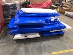 PALLET OF ASSORTED COT MATTRESSES TO INCLUDE MOTHER NUTURE QUILTED ECO FIBRE COT MATTRESS 60 X 120CM (ZONE 7)