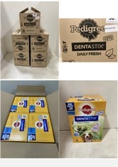 5 X PEDIGREE DENTASTIX DAILY FRESH MEDIUM DOGS 4 X 28PCS - BBE: 10/2024 - TOTAL LOT RRP £104 (ZONE 2)