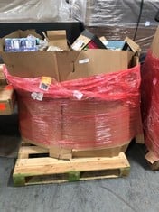 PALLET OF ASSORTED FOOD / LIQUIDS TO INCLUDE ALANI BREEZEBERRY FLAVOURED ENERGY DRINK 12 X 355ML - BBE: 11/2024 (ZONE 7) (COLLECTION ONLY)