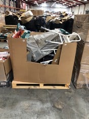 PALLET OF ASSORTED ITEMS TO INCLUDE AIDAPT MAILING PERCHING STOOL (ZONE 8)