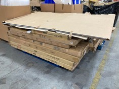 PALLET OF ASSORTED FURNITURE / PARTS TO INCLUDE STRATFORD 3 DRAWER 2 DOOR WARDROBE - PRODUCT CODE. ROBSTR2OK (BOX 1/2, PART ONLY) (ZONE 8