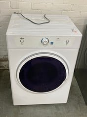 WILLOW FREESTANDING VENTED TUMBLE DRYER IN WHITE - MODEL NO. WTD7W - RRP £249 (ZONE 2)