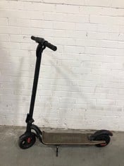 M SCOOTER ELECTRIC SCOOTER IN BLACK WITH STAND - RRP £240 (ZONE 2) (COLLECTION ONLY)