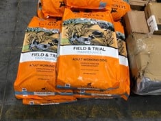 5 X SKINNERS FIELD AND TRAIL MAINTENANCE ADULT WORK DOG FOOD 15KG - TOTAL LOT RRP £119 (ZONE 2)