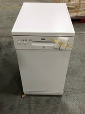 SIA FREESTANDING SLIMLINE DISHWASHER IN WHITE - MODEL NO. SFSD45W - RRP £230 (ZONE 2)