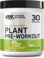 X19 ASSORTED PROTEIN ITEMS TO INCLUDE OPTIMUM NUTRITION GOLD STANDARD PLANT PRE-WORKOUT, PLANT BASED POWDER WITH CAFFEINE, VEGAN FOOD SUPPLEMENT FOR MEN AND WOMEN, LEMON LIMEADE FLAVOUR, 30 SERVINGS,