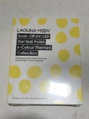 70 X LAGUNAMOON SOAK OFF UV/LED GEL NAIL POLISH 6 COLOUR THEMED COLLECTION.