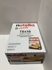 3 X NUTELLA B-READY BREAKFAST BARS (16 BOXES OF 6) BB: 24/06/24.