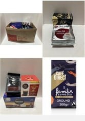 APPROX X20 ASSORTED COFFEE TO INCLUDE CAFÉDIRECT FAIRTRADE FAMILIA ESPRESSO GROUND COFFEE 200G.