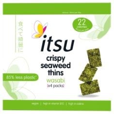 41 X ITSU CRISPY SEAWEED THINS WASABI 4 X 5G (20G) BB: 28/02/2025.