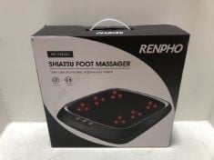 3X ASSORTED RENPHO MASSAGERS TO INCLUDE RENPHO SHIATSU FOOT MASSAGER RF-FM062 .