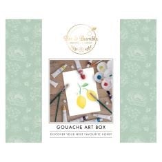 4X ASSORTED ITEMS TO INCLUDE BEE & BUMBLE GOUACHE ART BOX CRAFT KIT, 12ML GOUACHE PAINTS, BRUSH SET, PETAL MIXING PALETTE, A5 WATERCOLOUR PAD, PAINT WITH GOUACHE COLOURS, IDEAL FOR ADULTS, CHILDREN,