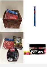 31X ASSORTED FISHING ITEMS TO INCLUDE FJUKA POP-UPS 8MM, CARP POLE RIG MEAT 2 5M 5LB HOOK SIZE 10.