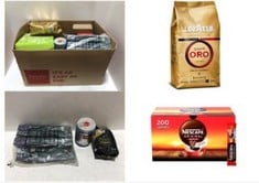 14X ASSORTED COFFEE TO INCLUDE NESCAFÉ ORIGINAL INSTANT DECAF COFFEE SACHETS - 200 X 1.8G STICKS, LAVAZZA QUALITÀ ORO COFFEE BEANS 1 KG.