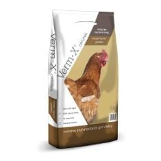 6 X COPDOCK MILL RANGE LAYERS PELLETS WITH VERM-X CHICKEN FEED, 5KG - PREMIUM QUALITY COMPLETE FEED FOR POULTRY - 100% NATURAL FEED MIX TO AID DIGESTION AND PROTECT AGAINST INTESTINAL PROBLEMS IN CHI