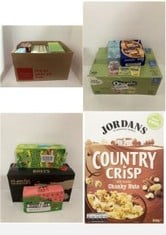 APPROX X10 ASSORTED FOOD ITEMS TO INCLUDE JORDANS COUNTRY CRISP FOUR NUT CRUNCH 500 G (PACK OF 3).