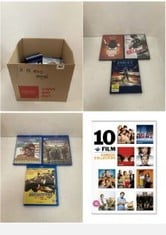 X18 ASSORTED DVDS TO INCLUDE 10-FILM COMEDY COLLECTION [DVD] [2020].