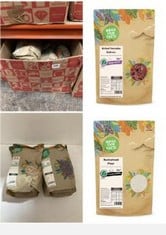 X10 ASSORTED WHOLEFOOD EARTH BAGS TO INCLUDE WHOLEFOOD EARTH BUCKWHEAT FLOUR 3 KG | GMO FREE | HIGH FIBRE | SOURCE OF PROTEIN, WHOLEFOOD EARTH DRIED TOMATO HALVES 3 KG | GMO FREE | HIGH FIBRE | SOURC