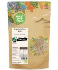 X12 ASSORTED WHOLEFOOD EARTH BAGS TO INCLUDE EARTH ORGANIC QUINOA GRAIN – 2KG | RAW | GMO FREE | VEGAN | HIGH FIBRE | CERTIFIED ORGANIC, WHOLEFOOD EARTH DRIED TOMATO HALVES 3 KG | GMO FREE | HIGH FIB