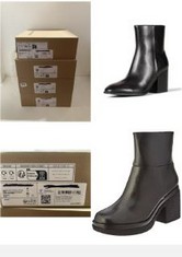 X4 ASSORTED FOOTWEAR TO INCLUDE WOMEN'S PLATFORM ANKLE BOOTS, BLACK, 7 UK, WOMEN'S CLEAN-HEEL ANKLE BOOT, BLACK, 7 UK.