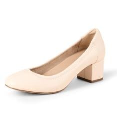 6 X ESSENTIALS WOMEN'S BALLET PUMP, PALE BEIGE, 4.5 UK.