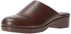 X4 ASSORTED FOOTWEAR TO INCLUDE ESSENTIALS WOMEN'S SLIP-ON CLOG, CHESTNUT BROWN FAUX LEATHER, 4 UK, ESSENTIALS WOMEN'S SLIP-ON CLOG, BLACK PU LEATHER, 4 UK.