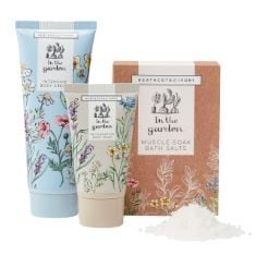 16 X HEATHCOTE & IVORY IN THE GARDEN WELLNESS GIFT & CARE HAMPER | 100ML BODY CREAM, 50ML BODY WASH & 200G BATH SALTS | CRUELTY FREE & VEGAN FRIENDLY.