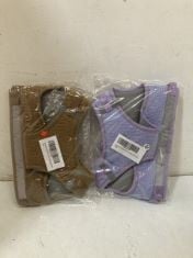 X30 DOG HARNESSES PURPLE/BROWN.