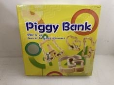 15 X LETTER MONEY PIGGY BANK .