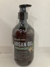 10 X LAGUNAMOON ARGON OIL SHAMPOO 500ML.