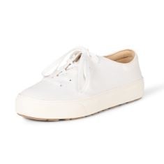 4 X ASSORTED PAIRS OF SHOES TO INCLUDE ESSENTIALS WOMEN'S COMFORTABLE LACE UP TRAINERS, WHITE, 7.5 UK.