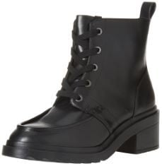 4X ASSORTED SHOES TO INCLUDE ESSENTIALS WOMEN'S MOC TOE BOOTS, BLACK, 5 UK, ESSENTIALS WOMEN'S TALL-GUSSET BOOT, BLACK, 5 UK.