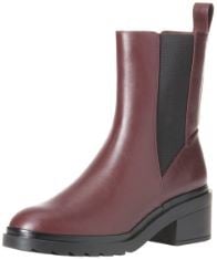 4X ASSORTED SHOES TO INCLUDE ESSENTIALS WOMEN'S CHUNKY SOLE CHELSEA BOOTS, BLACK OXBLOOD, 4 UK, ESSENTIALS WOMEN'S PLATFORM ANKLE BOOTS, BLACK, 8 UK.