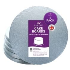 APPROX X20 ASSORTED ITEMS TO INCLUDE CULPITT 10" ROUND SILVER CAKE DRUM BOARD - PACK OF 5 (INDIVIDUALLY WRAPPED), SILVER FERN, IRD10.