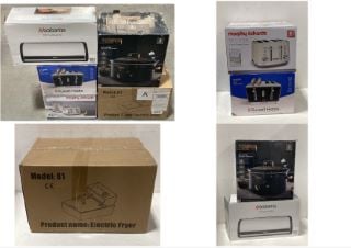 5 X KITCHEN APPLIANCES TO INCLUDE TOWER ROSE GOLD 6.5 LITRE SLOW COOKER