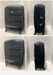 AMERICAN TOURISTER HARDSHELL BLACK 4-WHEELED 75CM SPINNER SUITCASE-RRP £179