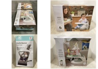 3 X ASSORTED BABY ITEMS TO INCLUDE MAMAS&PAPAS BABY SNUG FLOOR SEAT WITH ACTIVITY TRAY