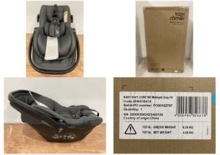 BRITAX ROMER BABY-SAFE CORE NEWBORN CAR SEAT MIDNIGHT GREY - RRP £139