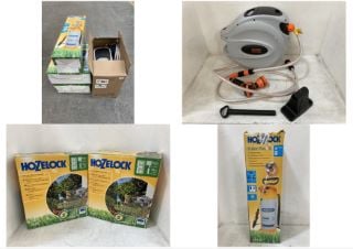 4 X ASSORTED GARDEN EQUIPMENT TO INCLUDE HOZELOCK PULSAR 12 PLUS PRESSURE SPRAYER