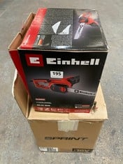 EINHELL CLASSIC ELECTRIC CHAINSAW GH-EC 2040 AND SPRINT TWIN 18V LEAF BLOWER VACUUM