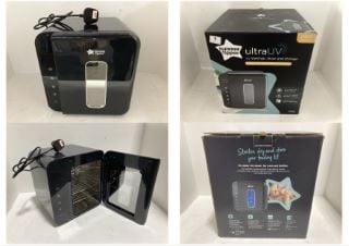 TOMMEE TIPPEE ULTRA UV STERILISER, DRYER AND STORAGE IN BLACK - RRP £149