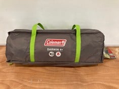 COLEMAN DARWIN 4+ TENT GREEN/GREY - RRP £115