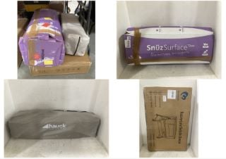 3 X BABY ITEMS TO INCLUDE SNUZ SURFACE DUO COT BED MATTRESS