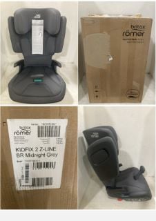 BRITAX ROMER KIDFIX 2 Z-LINE CAR SEAT IN MIDNIGHT GREY - RRP £132