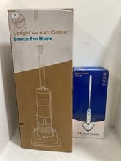 HOOVER BREEZE EVO HOME UPRGHT VACUUM CLEANER AND RUSSELL HOBBS STEAM & CLEAN LIGHTWEIGHT STEAM MOP